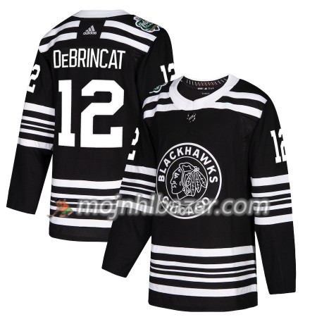 Dresovi Chicago Blackhawks Alex DeBrincat 12 2019 Winter Classic Adidas Crna Authentic - Muške